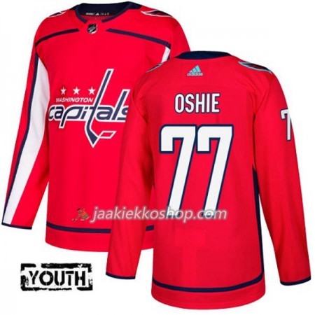Lapsille NHL Washington Capitals Pelipaita T.J. Oshie 77 Adidas 2017-2018 Punainen Authentic